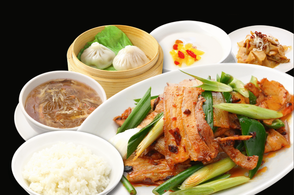 What is the dining process for an order-based buffet?