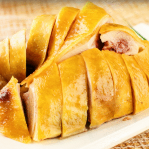 広東風塩味の蒸し焼き鶏