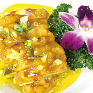 鶏のオレンジソースかけ