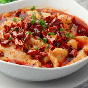 白身魚の四川風煮込み