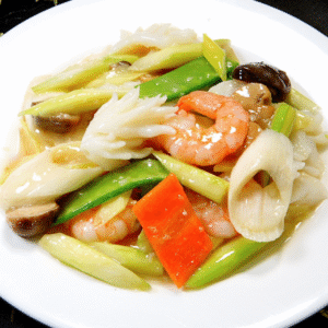 三種類海鮮のＸＯ酱炒め