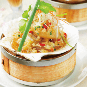 ホタテのニンニク蒸し