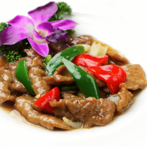 牛肉の黒胡椒炒め